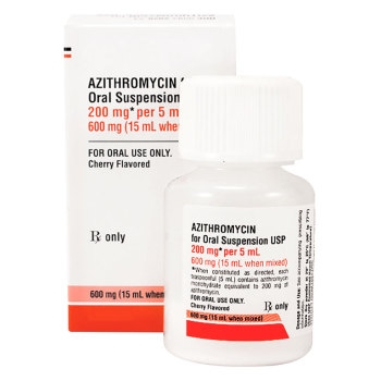 Azithromycin Oral Suspension 200mg/5ml, 15ml