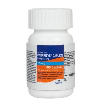 Carprieve® Carprofen Caplets (Carprofen) 25mg, 180 caplets