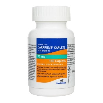 Carprieve® Carprofen Caplets (Carprofen) 75mg, 180 caplets