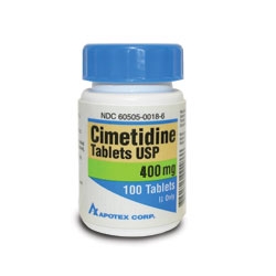Cimetidine Tablets 400mg, 100tablets
