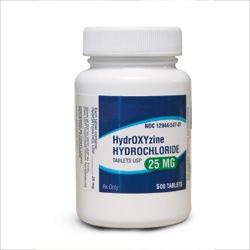 Hydroxyzine hcl Tablets 25mg, 500ct
